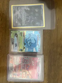 Japanese Bubble Mew EX 347/190 151promo Mewtwo Pokemon 151 Promo Mew Card - Image 1