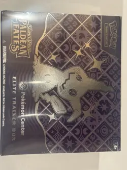 Paldean Fates Pokemon Center Elite Trainer Box - Sealed Exclusive ETB (SV4.5) - Image 1