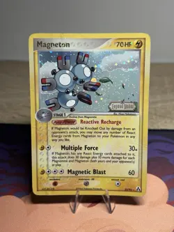 Magneton 22/92 Rare Reverse Holo 2006 Stamped Ex Legend Maker Pokemon HP SWIRL - Image 1