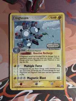 Magneton 22/92 Rare Reverse Holo 2006 Stamped Ex Legend Maker Pokemon HP SWIRL - Image 2