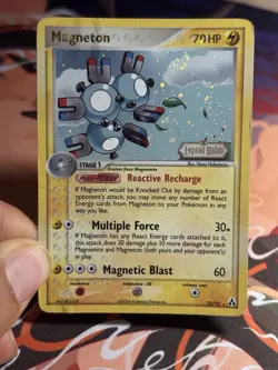 Magneton 22/92 Rare Reverse Holo 2006 Stamped Ex Legend Maker Pokemon HP SWIRL - Image 3