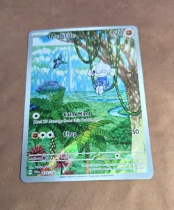 Pokemon TCG Meditite #153/142 Stellar Crown Illustration Rare NM Condition - Image 1