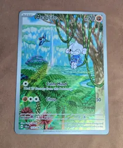 Pokemon TCG Meditite #153/142 Stellar Crown Illustration Rare NM Condition - Image 2