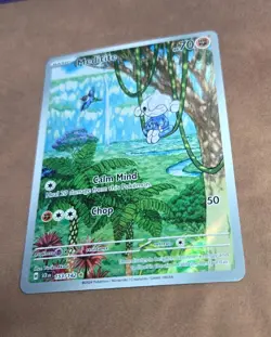 Pokemon TCG Meditite #153/142 Stellar Crown Illustration Rare NM Condition - Image 3