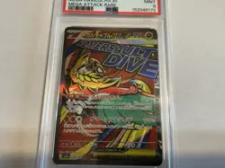 Mega Hawlucha EX 229 Attack Rare M2a-mega Dream EX Pokemon Japanese PSA 9 - Image 3