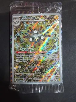 Pokemon Sealed Magneton SVP 159 Surging Sparks Full Art Holo Black Star Promo - Image 1