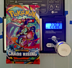 Pokemon TCG: Chaos Rising - English Booster Pack SEALED - 22.62g - #B - Image 1