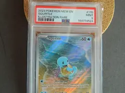Pokemon Squirtle Illustration Rare 170/165 Sv: Scarlet & Violet 151 PSA 9 Holo - Image 2