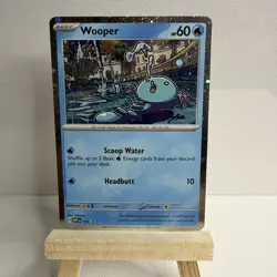 Cosmos Holo - Wooper Pokemon Scarlet & Violet Black Star Promo #155 - Image 1