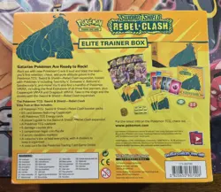 Pokemon Rebel Clash Elite Trainer Box ETB Sealed Sword And Shield Set - Image 3