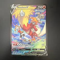 Blaziken V TG14/TG30 Ultra Rare Full Art Holo Rapid Strike 210 HP Pokemon TCG - Image 1