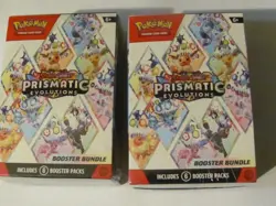 Pokemon TCG Prismatic Evolutions Booster Bundle Lot of 2 - Image 1