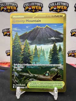 Pokemon TCG Trainer Gravity Mountain 250/191 Hyper Rare Surging Sparks NM - Image 1