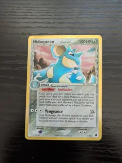 Pokemon TCG Nidoqueen 7/101! Damaged Condition! See Description! - Image 1