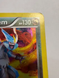 Pokemon TCG BW Boundaries Crossed White Kyurem 102/149 Cracked Ice Holo-bent - Image 2