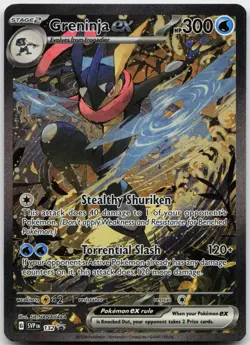 Greninja ex 132 Holo Promo Scarlet & Violet Promo Pokemon Near Mint - Image 1