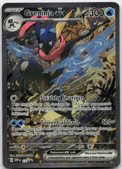 Greninja ex 132 Holo Promo Scarlet & Violet Promo Pokemon Near Mint - Image 1