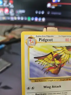 Pokemon TCG Pidgeot Jungle Card 24/64 Unlimited Non-Holo Rare NM Very Clean! - Image 2