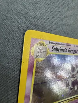 Pokemon Sabrina's Gengar 14/132 Gym Challenge Rare Holo MP - Image 4