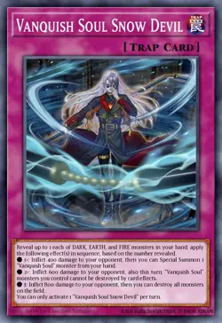 Vanquish Soul Snow Devil MP24-EN245 1st ED Yu-Gi-Oh! ULTRA RARE - Image 1