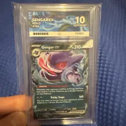 Pokemon Gengar EX Ultra Rare Card 104/162 Temporal Ace 10 Gem Mint perfect subs - Image 1