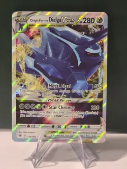 Origin Forme Dialga VSTAR 114/189 Ultra Rare Astral Radiance Pokemon Card NM - Image 1