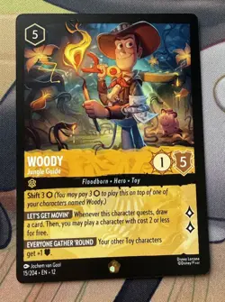 Woody Jungle Guide 15/204 Wilds Unknown Legendary Disney Lorcana Card - Image 1