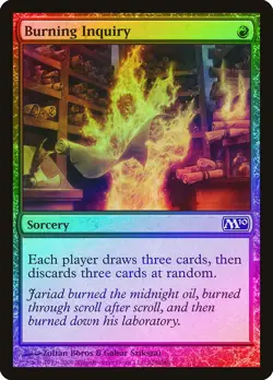 Burning Inquiry FOIL Magic 2010 / M10 NM Red Common MAGIC MTG CARD ABUGames - Image 1