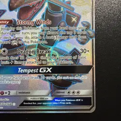 Shiny Rayquaza GX 177a/168 Hidden Fates Full Art Promo Pokemon Card NM - Image 5