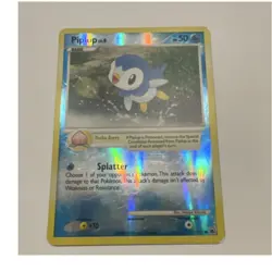 Pokemon TCG Piplup 60 HP Reverse Holo Majestic Dawn 71/100 Common Card - Image 1