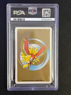2000 POKEMON GOLD VERSION PLAYING CARDS 9 OF HEARTS #197 UMBREON PSA 10 - Image 4