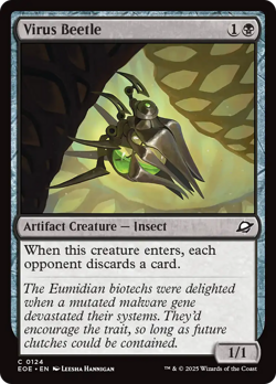 Virus Beetle (FOIL) x1 - MTG Edge of Eternities EOE #124 - Image 1