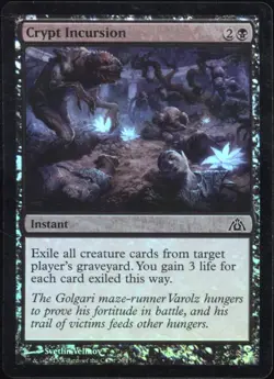 RS | Magic The Gathering MTG | English | Crypt Incursion FOIL Dragon's Maze NM- - Image 1