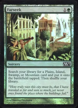 RS | Magic The Gathering MTG | English | Farseek FOIL | M13 | NM- - Image 1