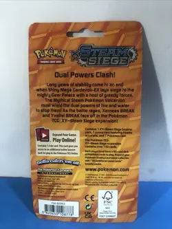 2016 Pokemon Steam Siege XY Blister Coin Booster Pack Floette New Sealed - Image 2