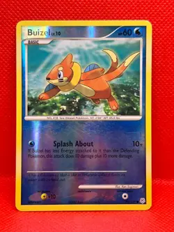 Pokemon Tcg Buizel 72/130 Diamond and Pearl Reverse Holo - Image 1