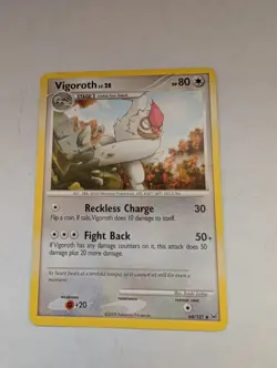 Vigoroth 64/127 Pokemon Card Platinum Uncommon 80 HP Near Mint BV - Image 1