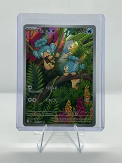 Pokemon Panpour 101/086 Sv: Black Bolt Illustration Rare Holo - Image 1