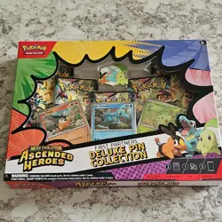 Pokemon TCG Mega Evolution Ascended Heroes First Partners Deluxe Pin Box 6+ EN - Image 1