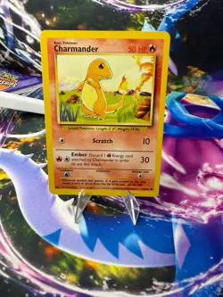 CHARMANDER 46/102 BASE SET UNLIMITED Common Pokemon - Image 1