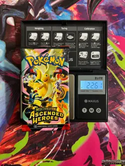 (VERY HEAVY)🔥 22.61g Pokemon TCG Ascended Heroes Booster Pack Sealed Brand New - Image 1