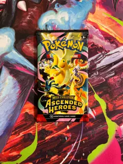(VERY HEAVY)🔥 22.61g Pokemon TCG Ascended Heroes Booster Pack Sealed Brand New - Image 3
