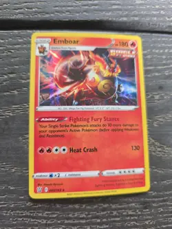 Emboar - Pokemon Battle Styles Holo Rare #025/163 - NM/MT - FREE SHIPPING - Image 1