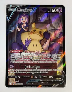Pokemon TCG Mimikyu V TG16/TG30 Swsh09 Brilliant Stars TG Ultra Rare Holo - Image 1