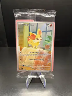 Pokemon Fennekin 080 SEALED Chaos Rising Promo Illustration Rare NM - Image 1