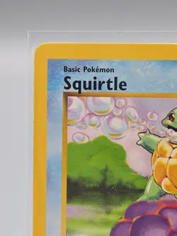 Pokemon Squirtle 63/102 Base Set Shadowless 40 HP Common WOTC 1999 Unlimited - Image 2