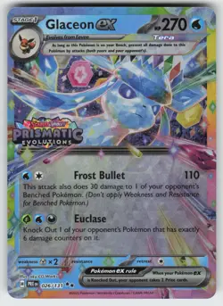 Glaceon ex - (Prismatic Evolutions Stamp) Surprise Box Promo Pokemon - Image 1