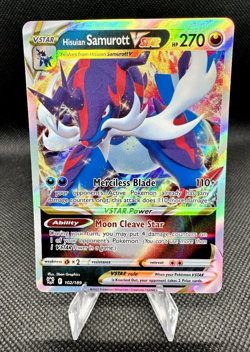 Hisuian Samurott VSTAR 102/189 Holo VSTAR Rare Astral Radiance Pokemon Near Mint - Image 1