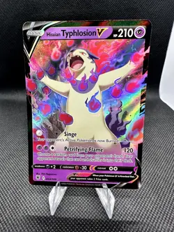 Hisuian Typhlosion V 053/189 Holo V Rare Astral Radiance Pokemon Near Mint - Image 1
