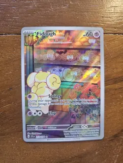 Pokemon Fidough Illustration Rare Holo 213/198 SV01 Scarlet & Violet Base Set - Image 1